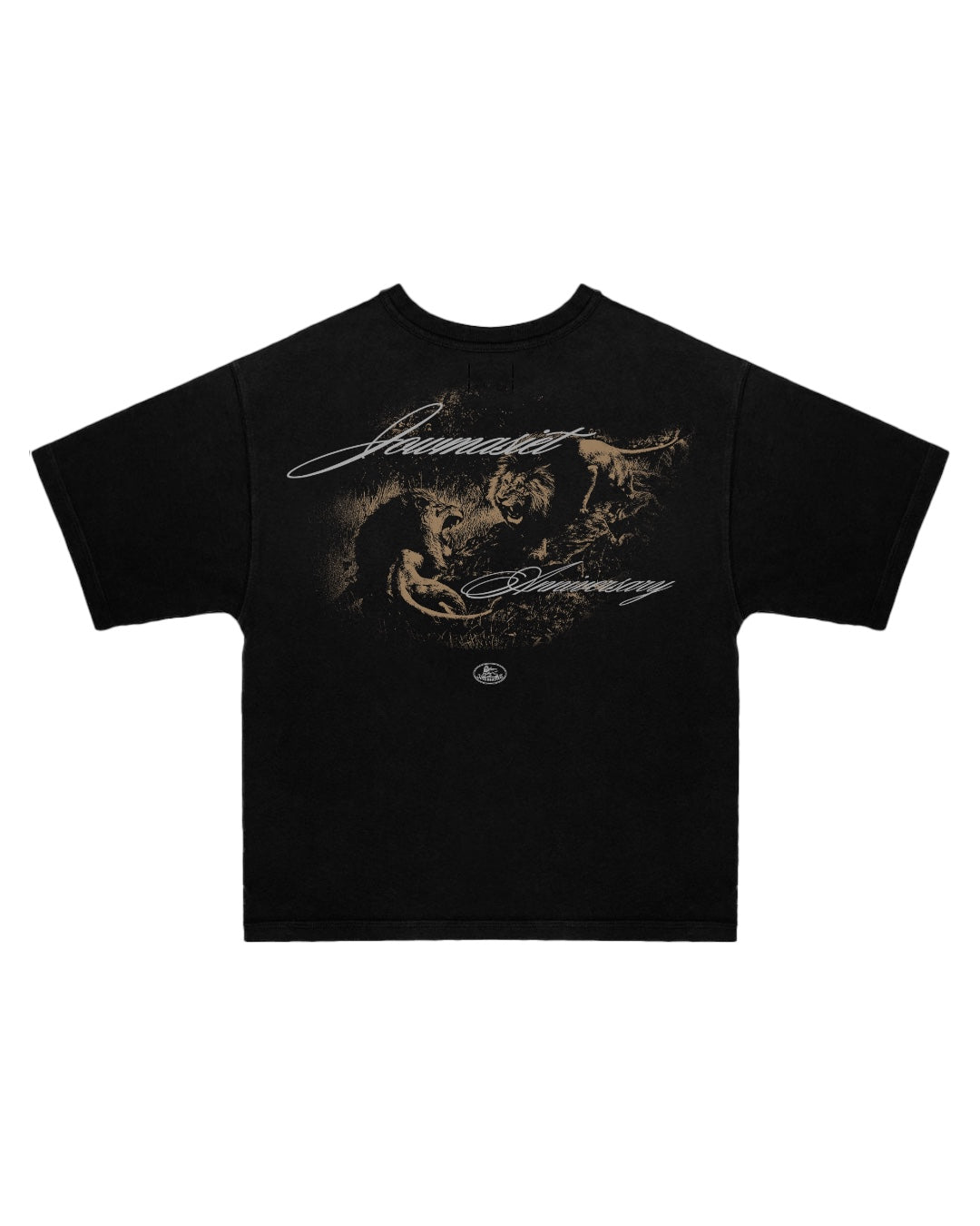 JMS Lion Black Tee