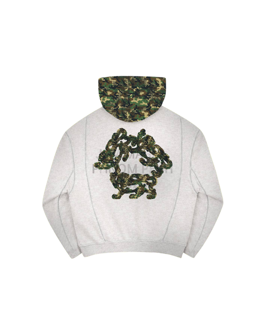 #JMS PATCH DOUBLE-ZIP HOODIE