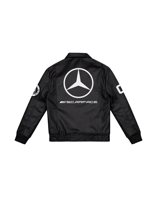 #SCRF-BENZ LEATHER JACKET