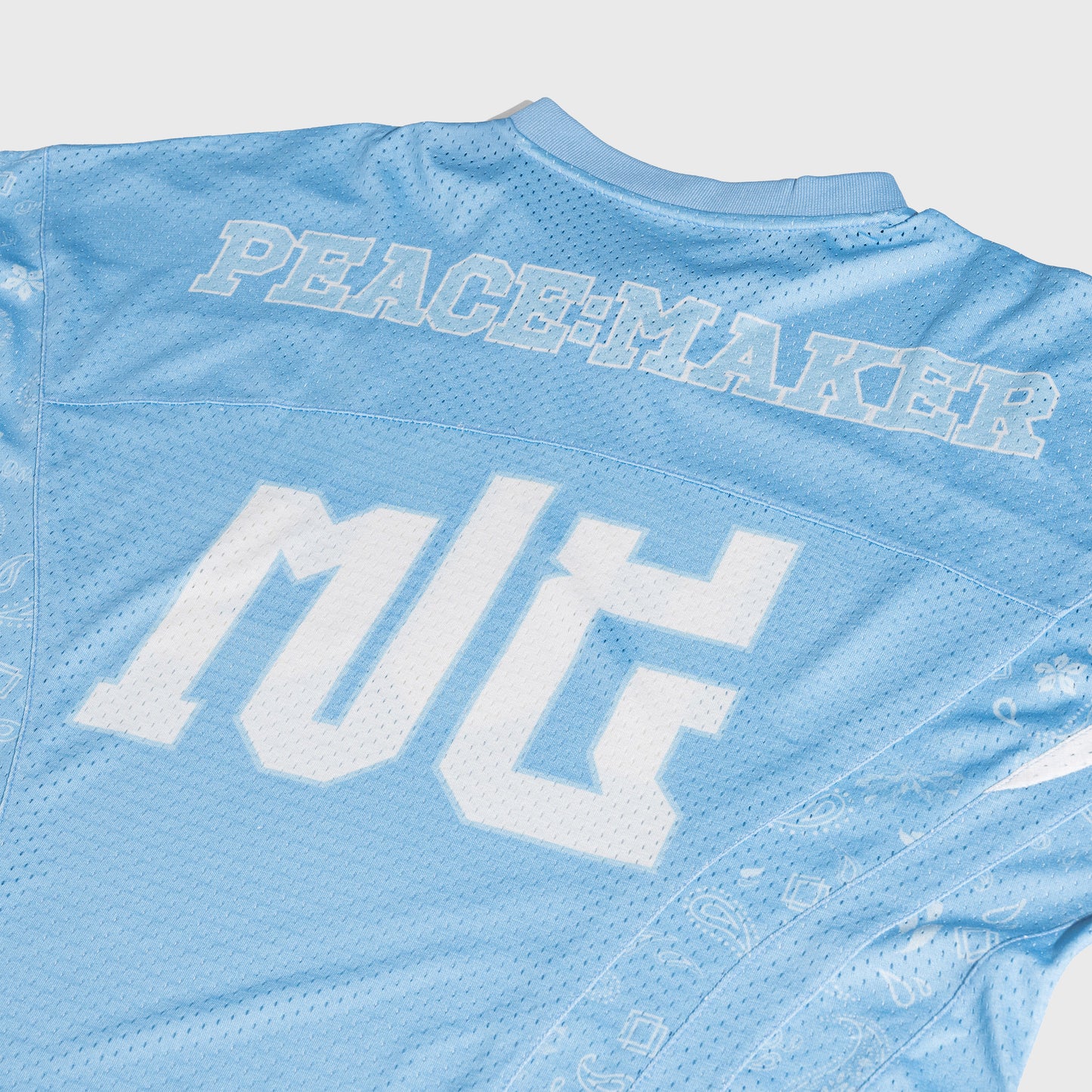 PCMKR Baby Blue Football Jersey
