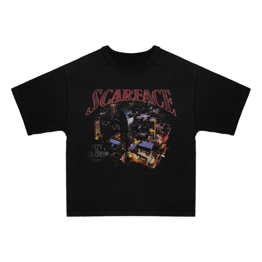Scarface City of Glory Black Tee
