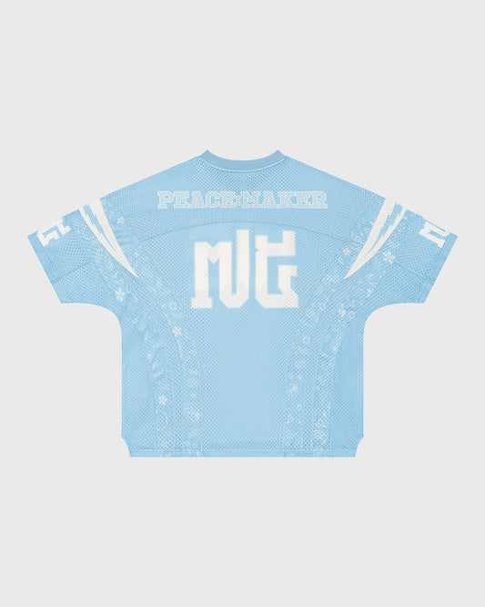 PCMKR Baby Blue Football Jersey