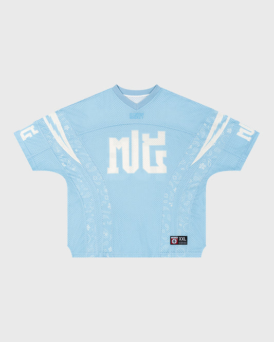 PCMKR Baby Blue Football Jersey