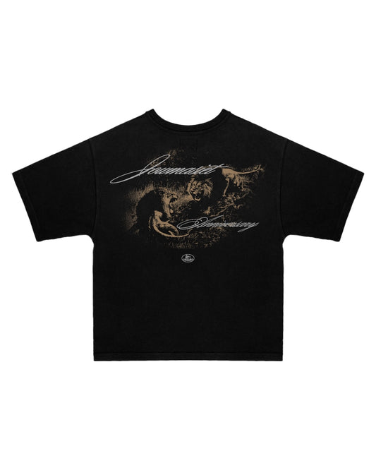 JMS Lion Black Tee