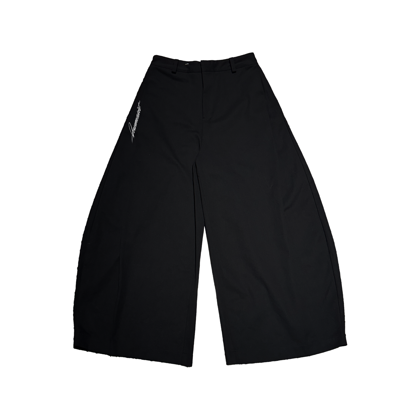 JMS BLACK PLEATED PANTS