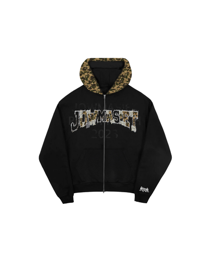 #JMS KAMO LION PATCHWORK ZIP UP HOODIE