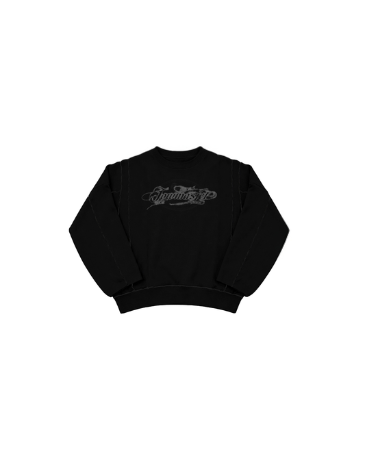 #JMS 2 WAY BLACK REVERSIBLE SWEATER