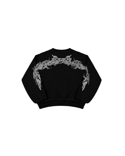 #JMS 2 WAY BLACK REVERSIBLE SWEATER