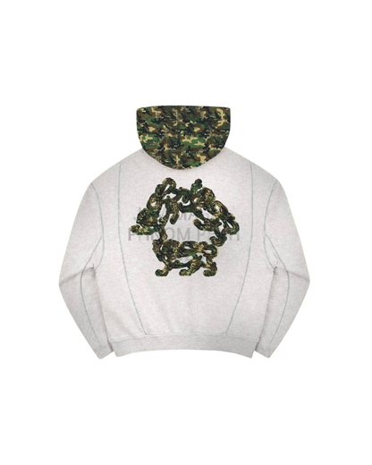 #JMS PATCH DOUBLE-ZIP HOODIE