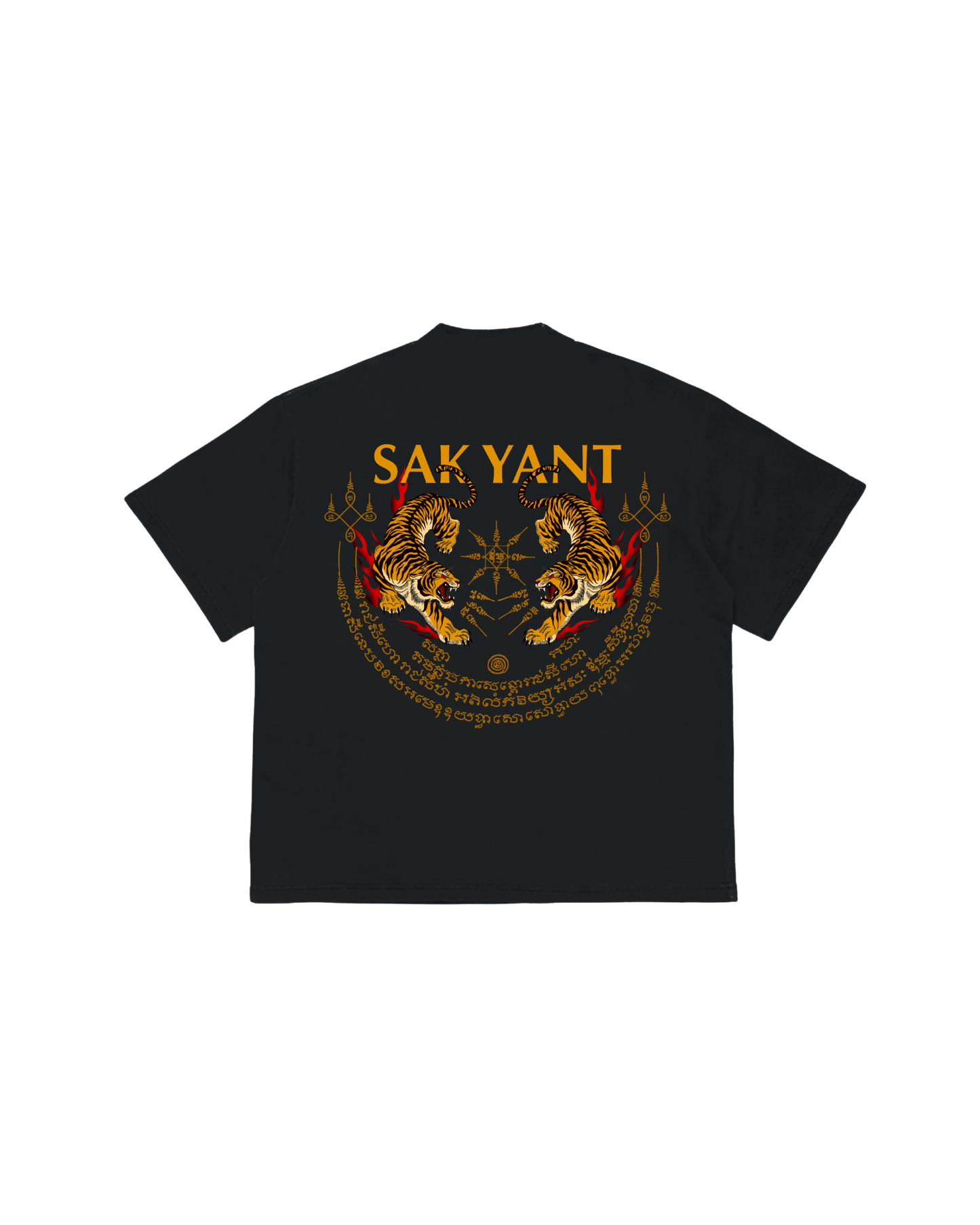 #SAK YANT ENCHANTED FLAME TIGER