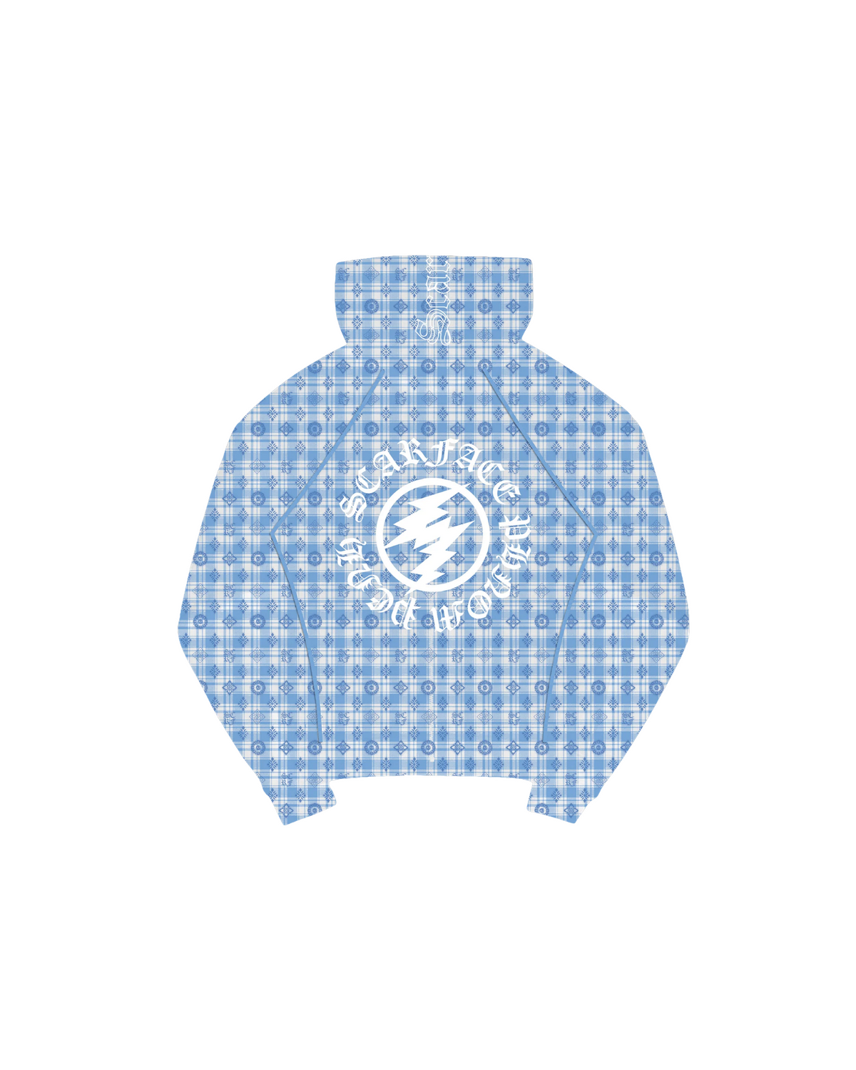 #SCARFACE MONOGRAM ZIP UP HOODIE
