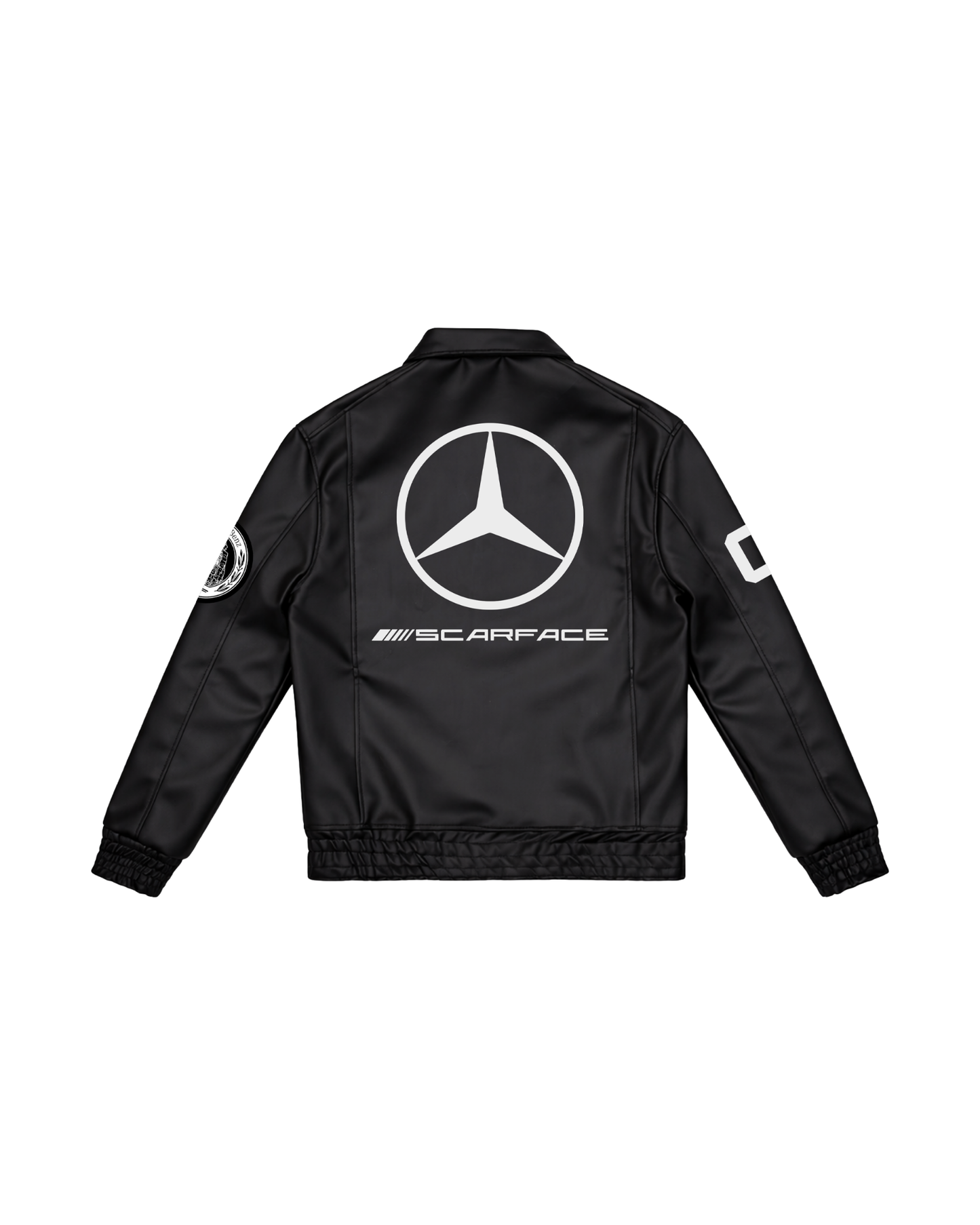 #SCRF-BENZ LEATHER JACKET