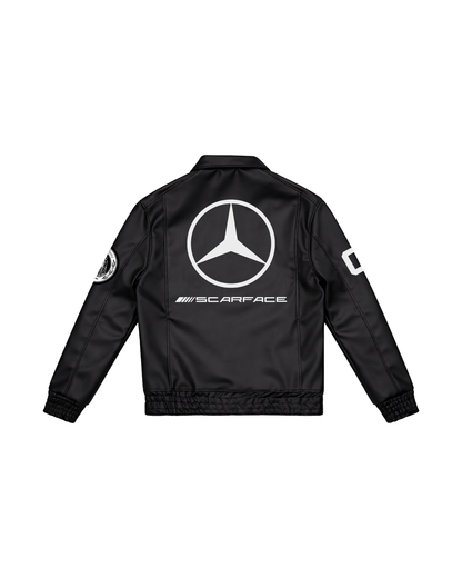#SCRF-BENZ LEATHER JACKET