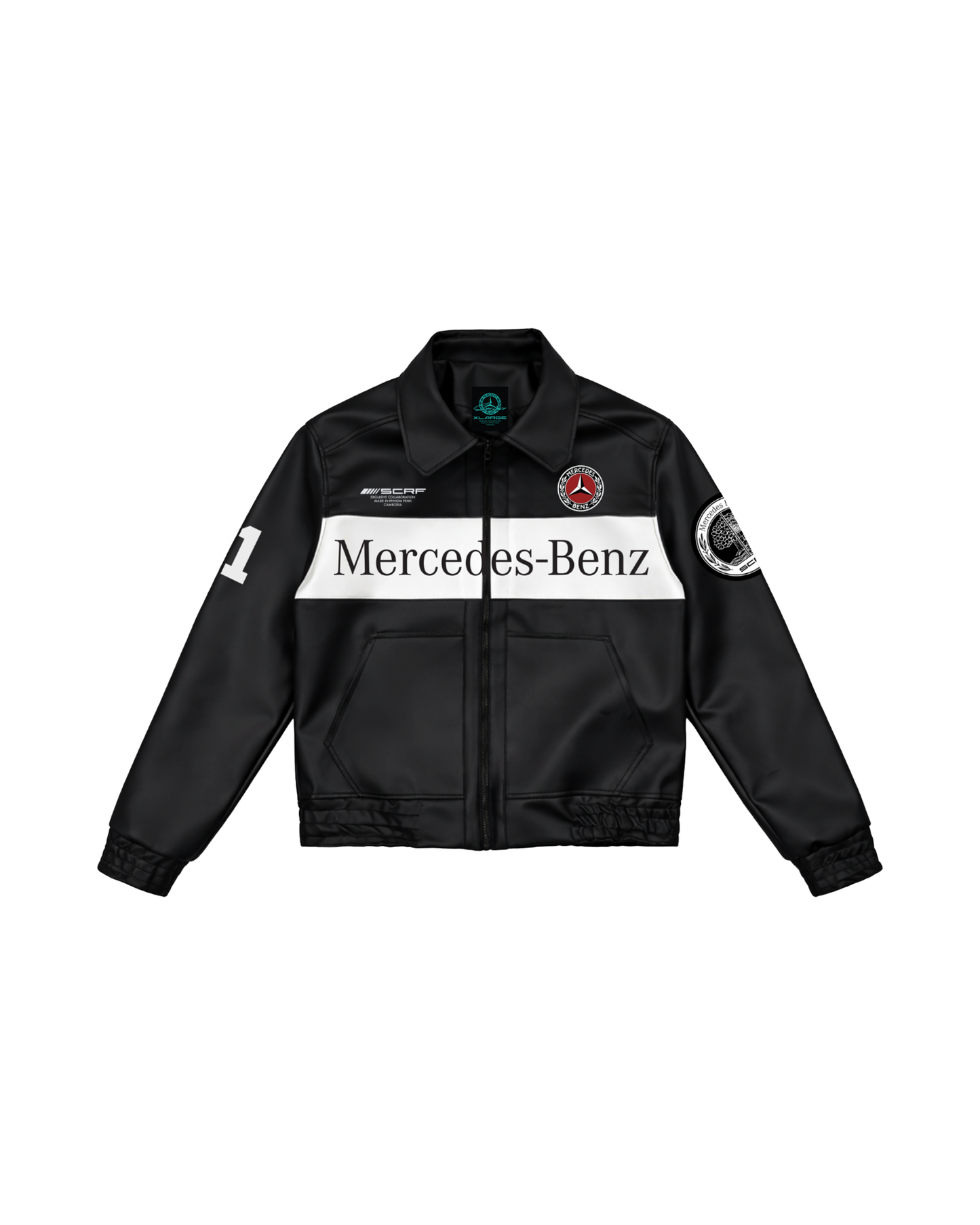 #SCRF-BENZ LEATHER JACKET