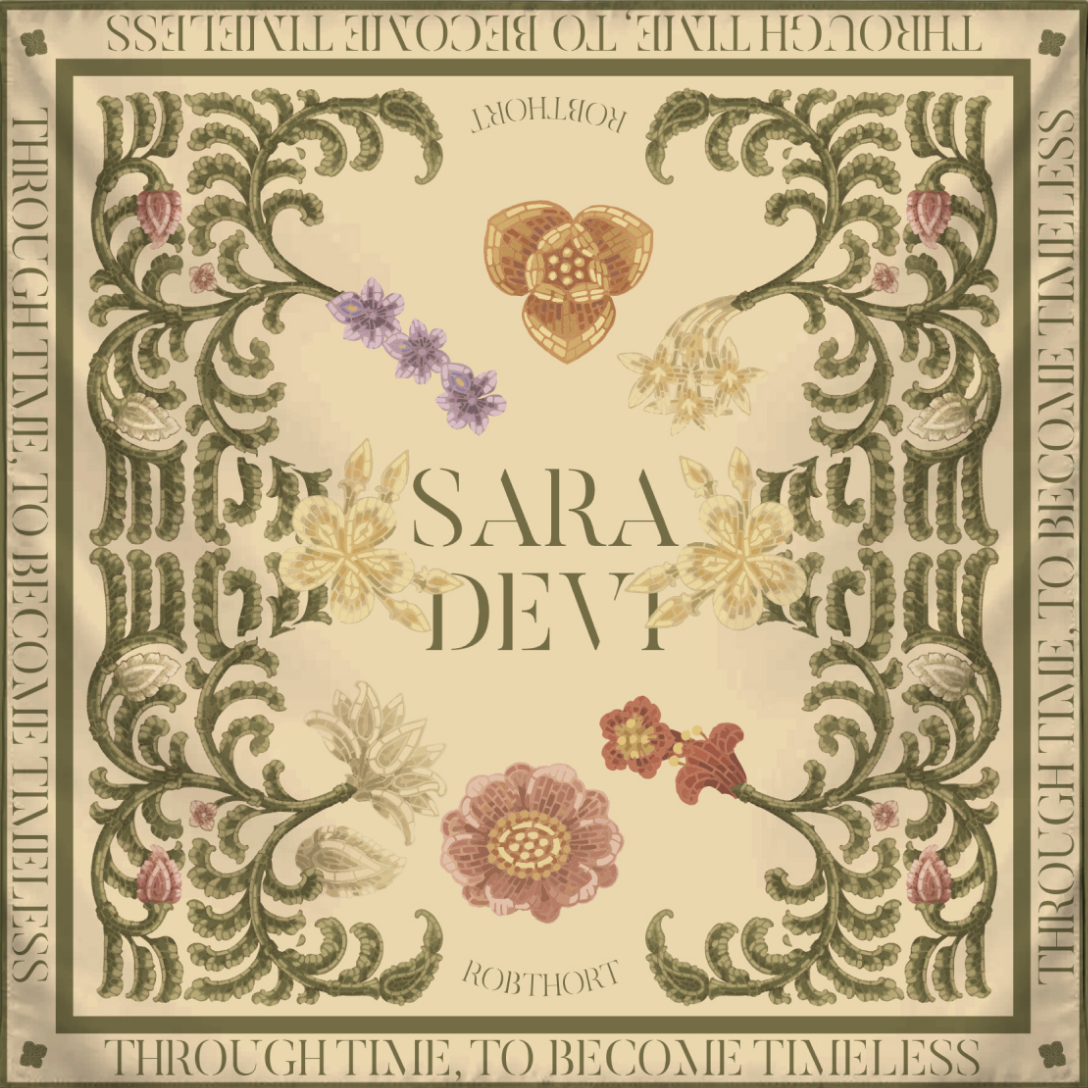 SARA DEVI 90 TIMELESS SILK SCARF