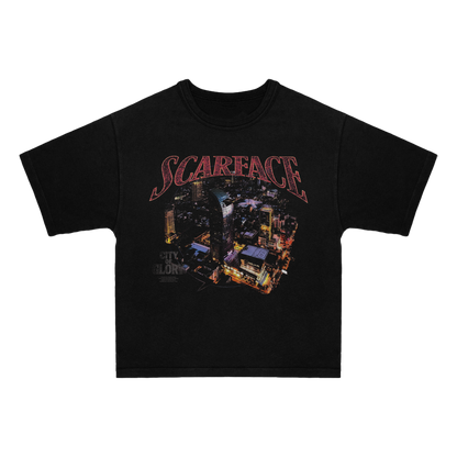Scarface City of Glory Black Tee