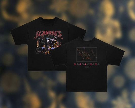Scarface City of Glory Black Tee