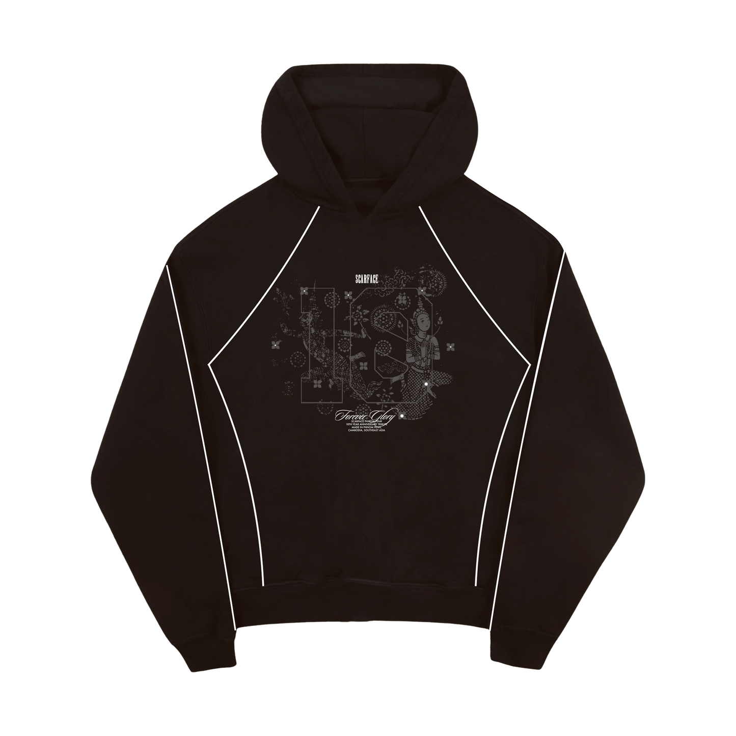 Scarface Reflective Brown Hoodie